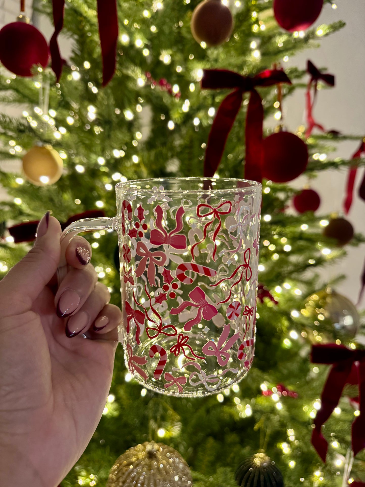 Holly Jolly Coquette Mug