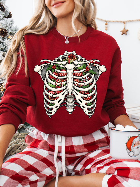 Holly Jolly Rib Crew