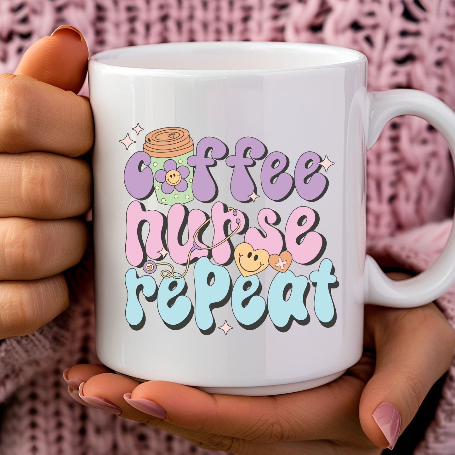 Coffee.Nurse.Repeat Mug