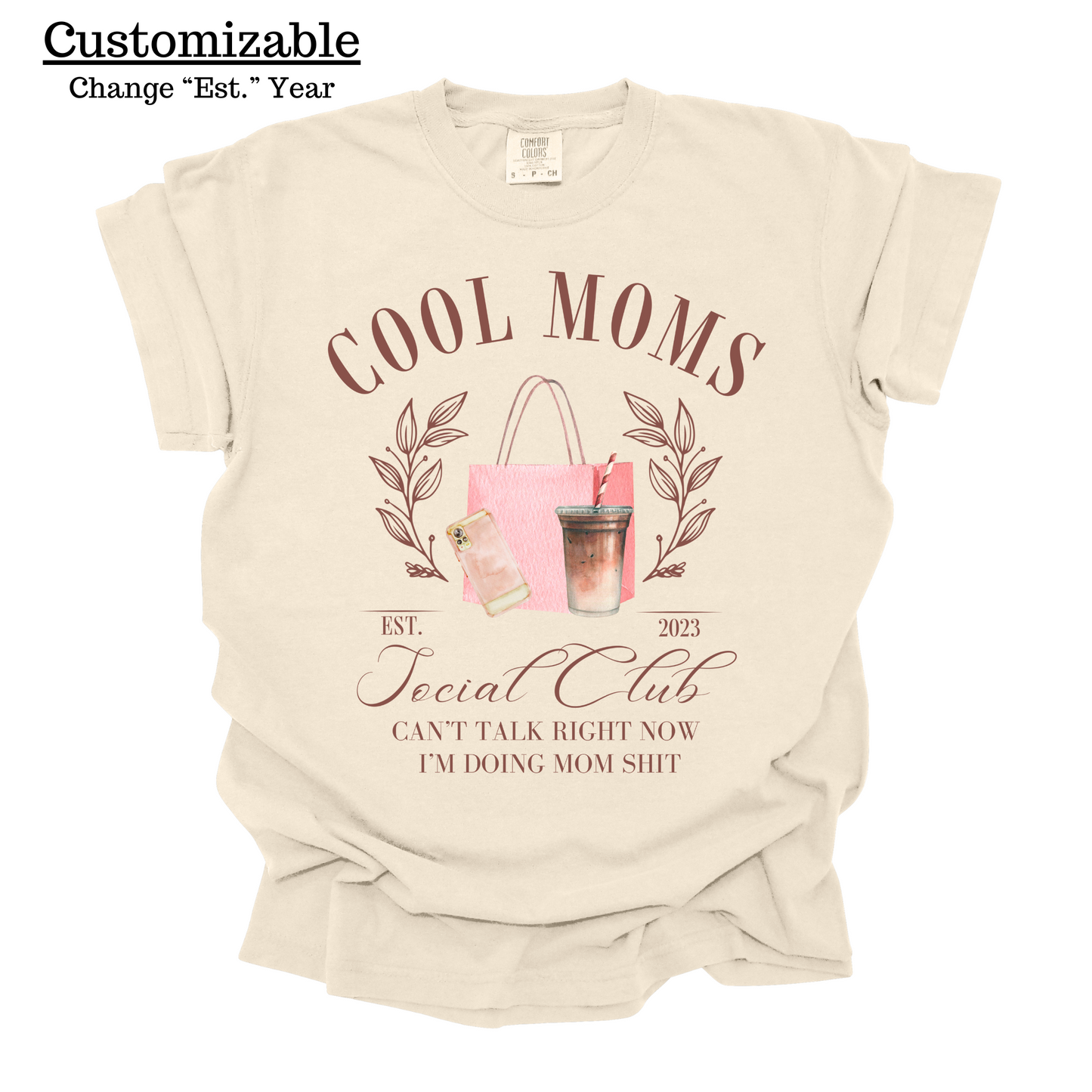 *CUSTOM* Cool Moms Social Club Tee