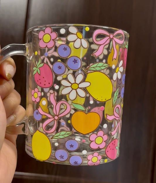 Berry Lovely Glass Mug