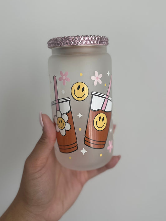Smiley Iced Latte