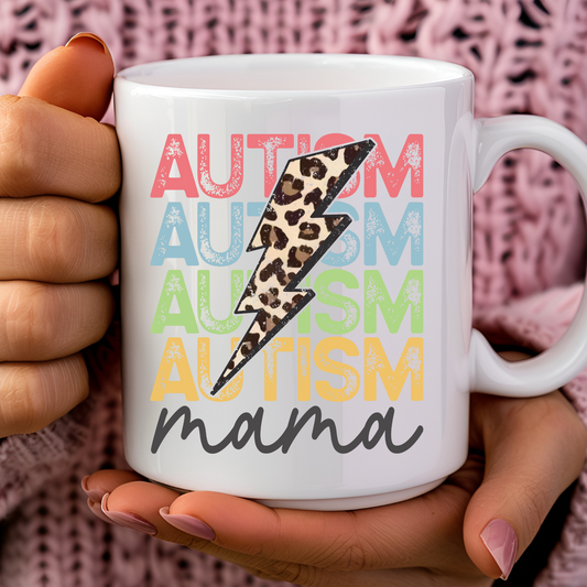 Retro Autism Mama Mug